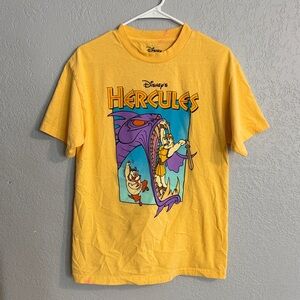 Disney Hercules Yellow Tee with Purple Graphic